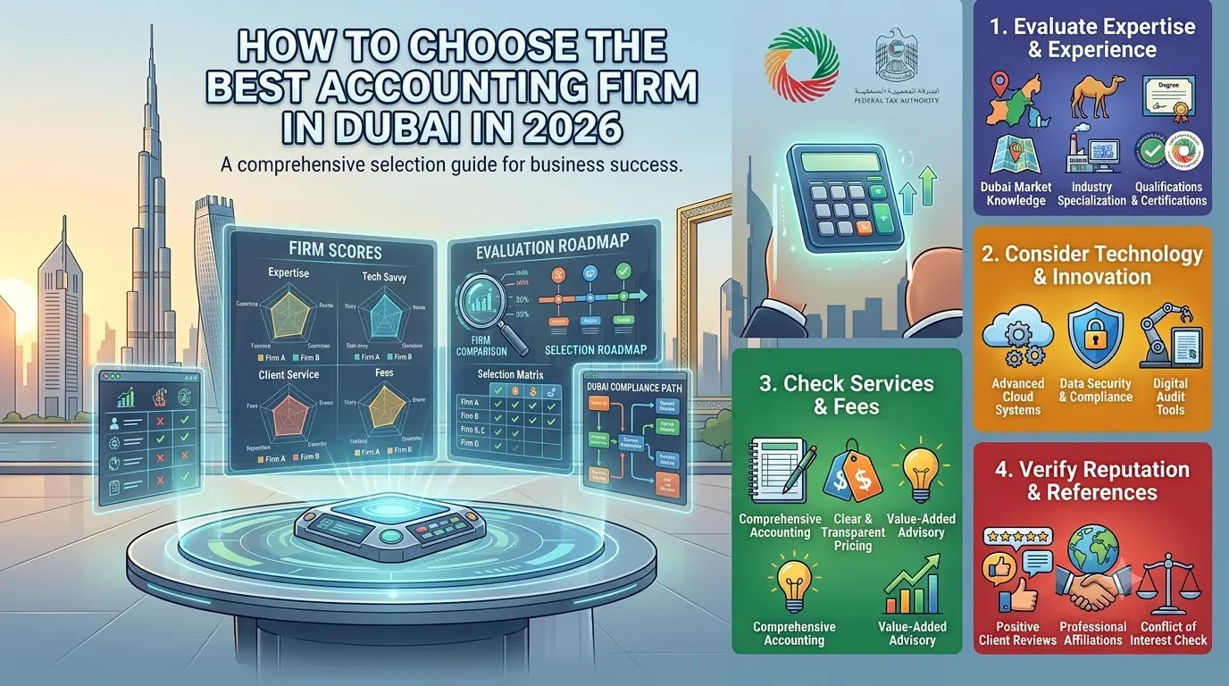How to choose the best accounting firm in Dubai