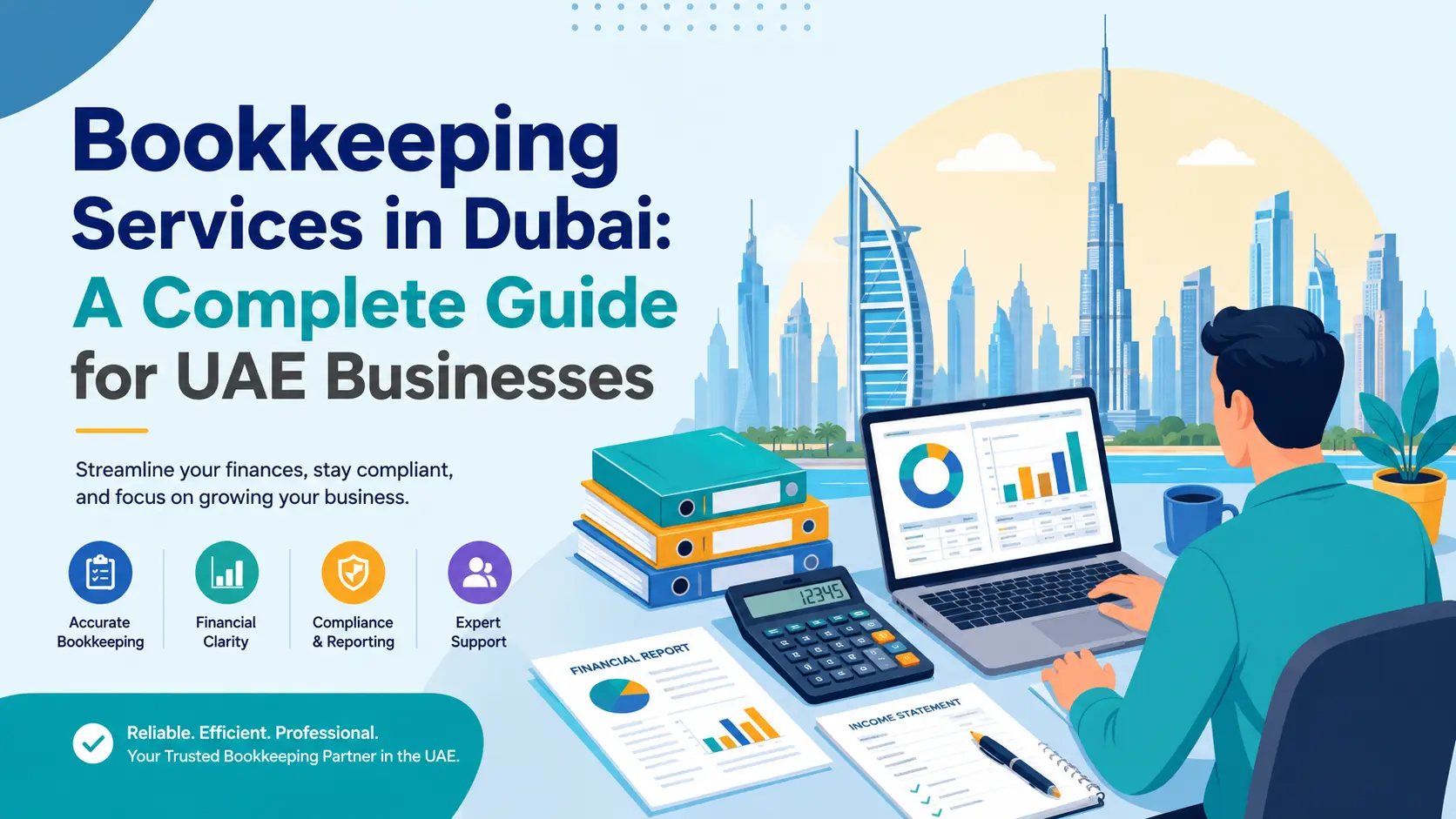 Professional bookkeeping services in Dubai for UAE businesses